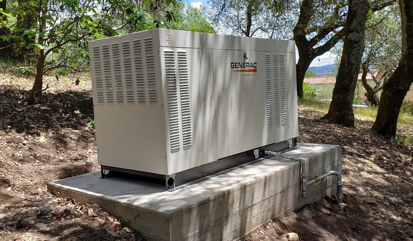 Generac standby generator installed by LoDolce Electric