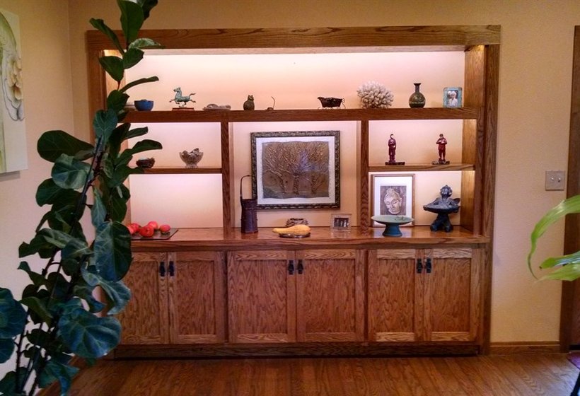 Warm residential display lighting by LoDolce Electric